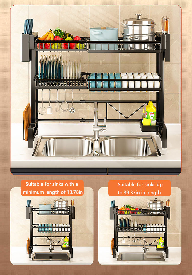 Kitchen Adjustable Modular Dish Rack
